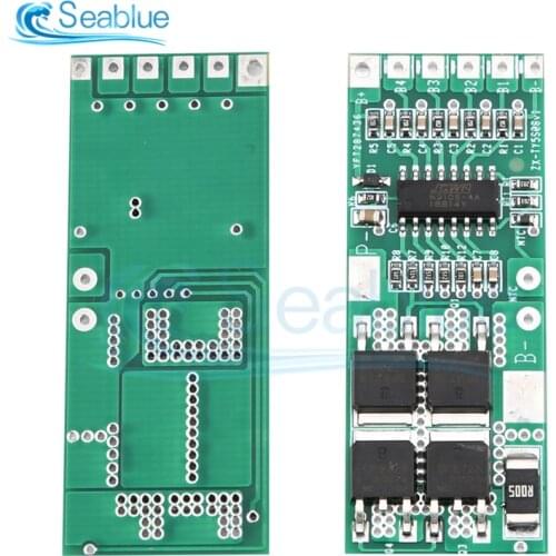 BMS 5S 10A 18.5V 21V 18650 Li-ion Lithium Battery Charger Protection Circuit Board PCB Battery Equalizer Balance