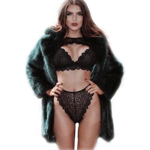 Black Sexy Lingerie Set Sexo Para Ropa Costumes Erotic Babydoll Underwear Sex Clothes For Women Transparent Plus Size Lenceria