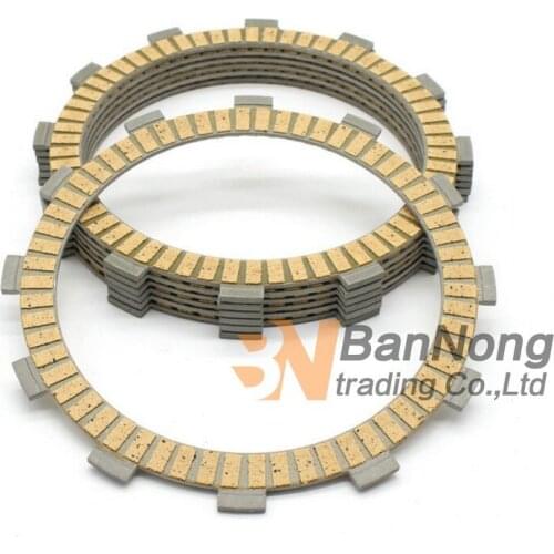 7 pcs Motorcycle Clutch Plates Clutch Friction Plate Kits Set For Kawasaki GPX250 GPZ250/GPZ400 ZZR250/ZZR400/ZZR600 ZRX400