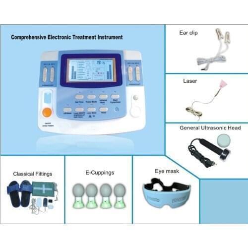 EA-VF29 ultrasound acupuncture laser physiotherapy machine combination tens device free shipping
