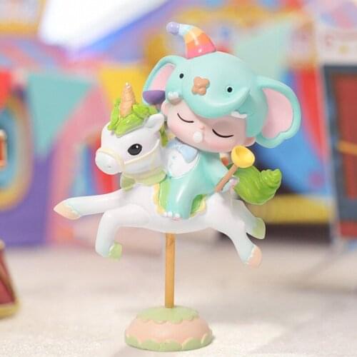 Blind box carousel DILEE hand to do cute cartoon desktop decoration to send girlfriends gifts girl doll authentic