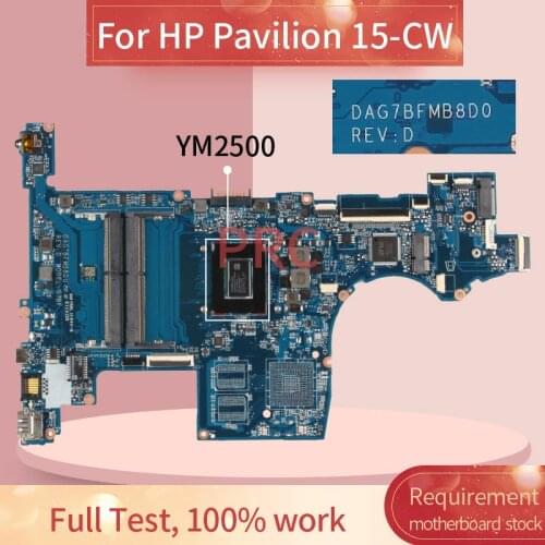 L22760-601 L22760-501 For HP Pavilion 15-CW YM2500 Laptop Motherboard DAG7BFMB8D0 DDR4 Notebook Mainboard