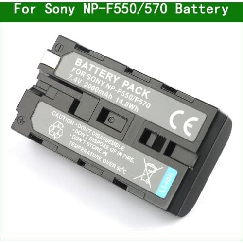 LANFULANG NP-F550 NP F550 Camera Digital Battery for Sony HXR-NX3 MVC-CD1000 FD81 FD91 PLM-100 NEX-FS700RH HDR-FX7 HD1000 Z1