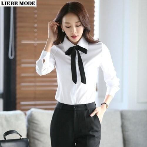 Блузки с бантом LIEBE MODE China At AliExpress