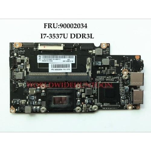 Wholesale High quality Brand New 90002034 for Lenovo YOGA 13 Laptop Motherboard I7-3537U DDR3L 100% Fully Tested&Free shipping