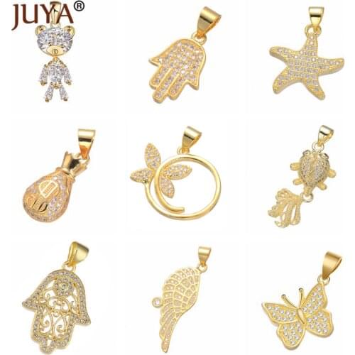 Juya Fashion Cute Charms Pendants For Jewelry Making DIY Bracelets Necklaces Handmade Accessories Whloesale Supplies