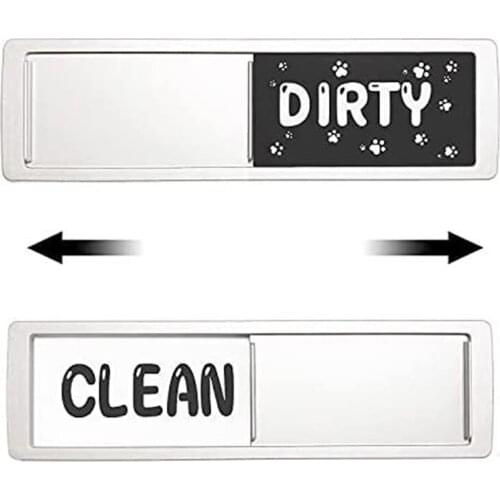 Dishwasher Clean Dirty Sign Stickers Indicator Refrigerator Magnets Washing Machine For Kitchen Cleaning Accessories Tool