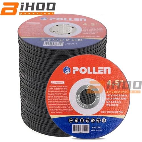 4.5 Inch Metal Stainless Steel Cutting Discs Blade Reinforced Cut Off Flap Grinding Discs Angle Grinder Wheel for Metal Iron