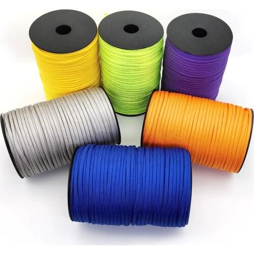 Paracord 550 4mm rope 100meters Paracord survival Parachute Cord Lanyard Rope Climbing Camping survival equipment kit