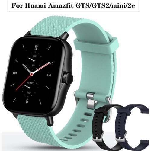 For Huami Amazfit GTS / GTS 2 mini 2E Strap Quick release Watchbands Silicone Bracelet gts2 20mm Watch Band For Amazfit GTR 42mm
