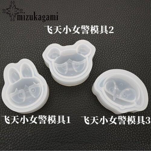 Silicone Resin Mold Cartoon 3D Rubber Sailor Moon Mold For DIY Jewelry Making Finding Molds Accessories