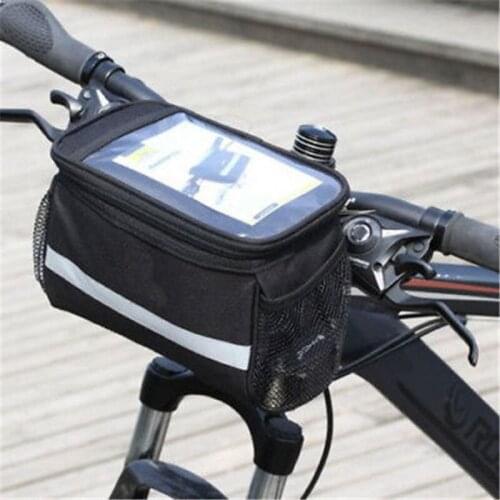 Cycling Bike Bicycle Front Basket Top Frame Handlebar Bag Pannier Pouch Outdoor 2021 Storage Bags