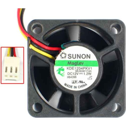 SUNON KDE1204PKV1 MS.B2367.F.GN DC 12V 1.2W 40x40x20mm Server Cooling Fan
