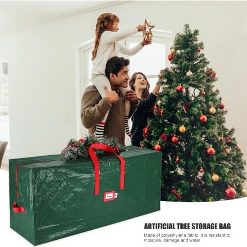 Waterproof Christmas Tree Storage Bag Dustproof Extra Large-Capacity Home Quilt Clothes Pouch Container Warehouse Storage Bag