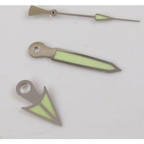 Green Luminous Automatic Watch Hand for NH36A NH35A 7S26 4r25 4r35 4r36 6309 7002 7009