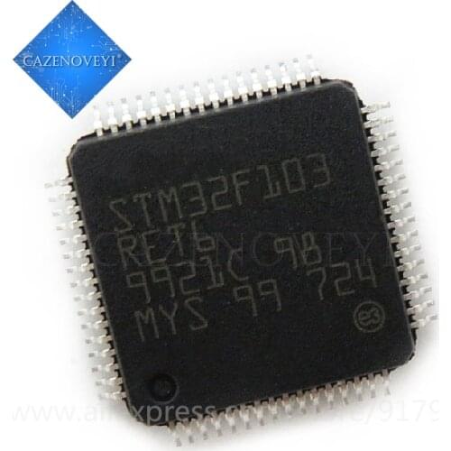1pcs/lot STM32F103RET6 STM32F103 QFP-64 new and original In Stock