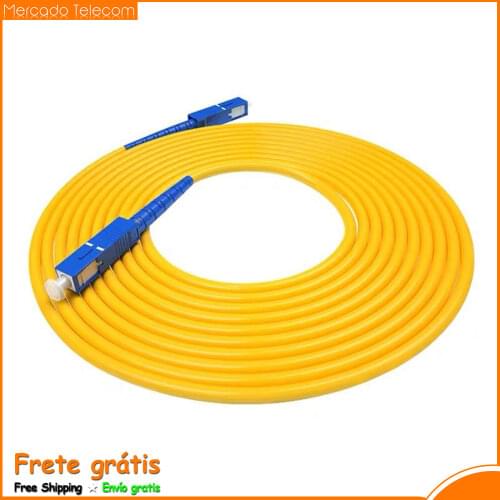 10PCS/20PCS/bag SC UPC 2.0mm or 3.0mm SC UPC 3M Simplex mode fiber optic patch cord Low loss FTTH fiber optic jumper