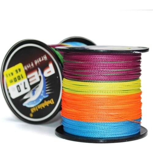 100M PE Fishing Line Super Strong Japanese Multifilament PE Braided Fishing Line Max 10-60kg 1-8 size