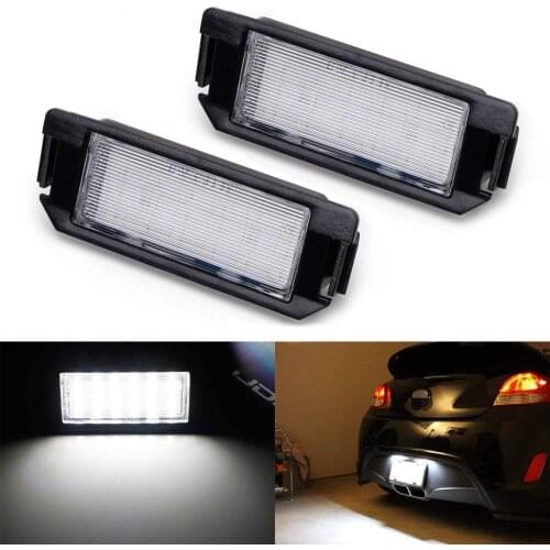 2x LED Number License Plate Light Canbus Lamp for Hyundai I20 I10 Veloster FS XG30 Terracan HP Coupe GK for Kia Picanto Rio Soul