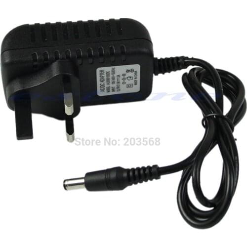 C18 New AC 100-240V to DC 9V 1A Switching Power Supply Converter Adapter UK Plug Free shipping