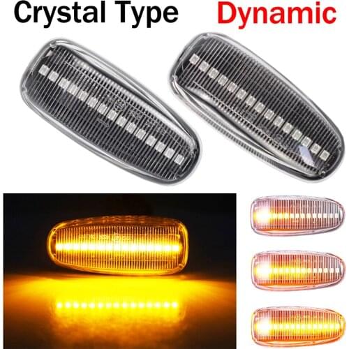 For Mercedes BENZ E BENZ CLK BENZ SLK BENZ Vito Dynamic LED Blinker Side Mirror Turn Signal Light Lamp