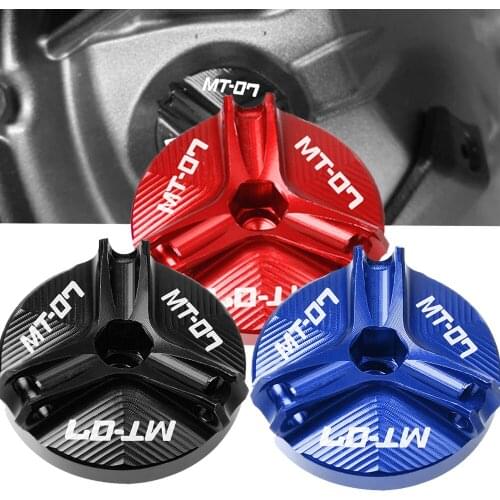 For Yamaha mt-07 mt07 mt 07 XSR700 FZ07 FZ-07 FZ 07 Motorcycle Engine Oil Filler Cup Plug Cover Screw motor accessories