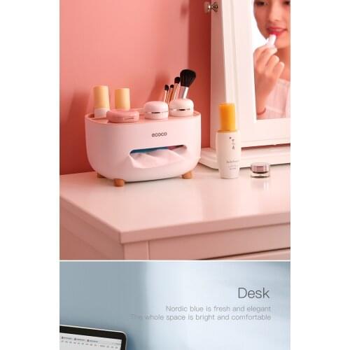 Home Tissue Box Desktop Kitchen Napkin Holder Storage Container Living Room Remote Control For Home Office Tissue Holder