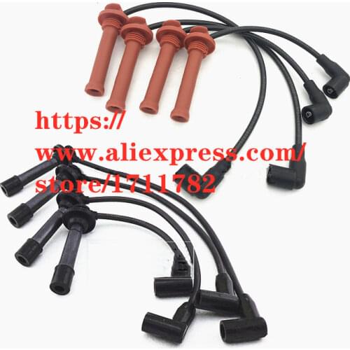 Ignition Cable Kit For Chery QQ S11 A1 Kimo QQ6 Jaggi 472 Engine High-voltage Cable S11-3707020BA/S11-3707020CA