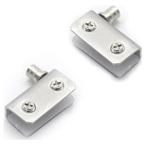 Multifunctional stainless steel glass hinge glass display cabinet door upper and lower door clamp hinge cabinet door hinge tool