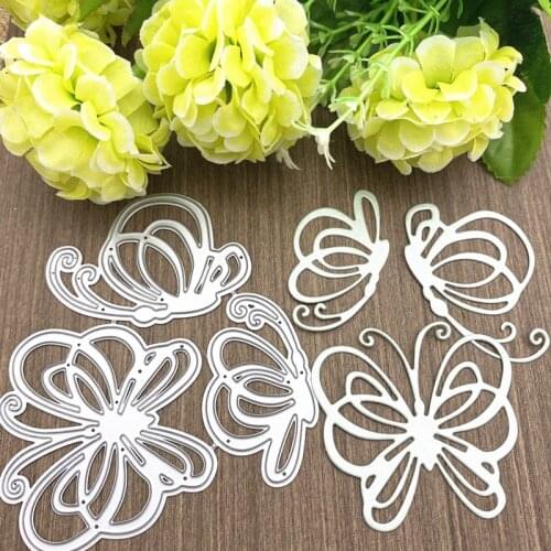 Butterfly Set Metal Cutting Dies Embossing Mold DIY Scrapbooking Album Paper Craft Knife Mould Cards Custom Blade Punch Stencils