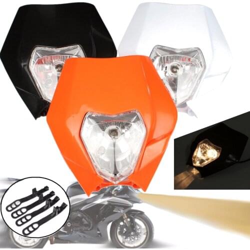 Moto Dirt Bike Motorcycle Headlight Headlamp for KTM SX F EXC XCF SMR SXS 125 250 350 450 500 505 520 530