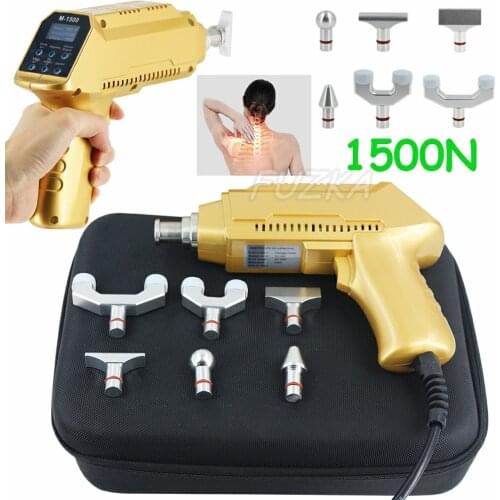 New Electric Chiropractic Adjusting Tool 30 Levels Of Strength Adjustable Spine Correction Massager 1500N Adjust Massage Gun