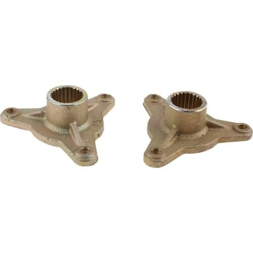 Pair of 3 Stud 23 Teeth Spline Wheel Rear Axle Hub for 110cc 125cc Motorcycle