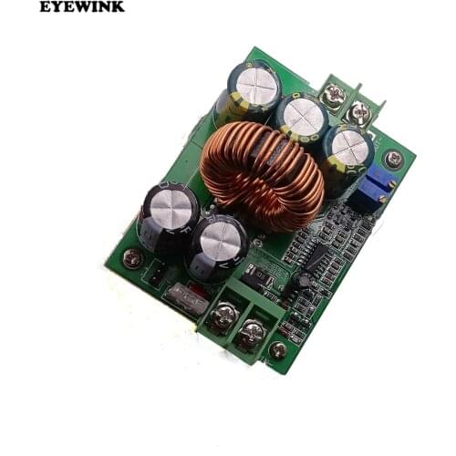 1200W 20A DC Constant Current CV Boost Converter 8V-60V to 12V-80V Non-isolated Voltage Step-up Power Supply Module