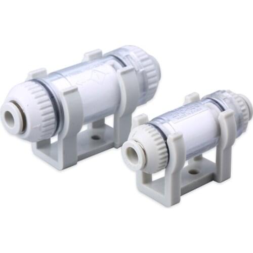 High Quality 2PCS Vacuum Filter Pipeline Small ZFC100-04B 06B ZFC200-06B 08B Filter Element For SMC