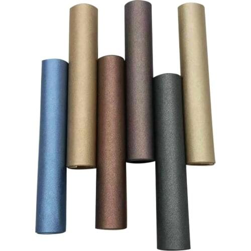 Textured Embossed Solid Matte Color PU Faux Leatherette Fabric Sheet for Making DIY Accessories/Decoration/Cover/Earring/Sewing