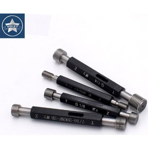 VOKET Steel Mer-cury Gage UNF Standard Fine Thread Plug Gauge High Quality UNF1/4-28 2B UNF5/16-24 2B UNF5/16-32 2B