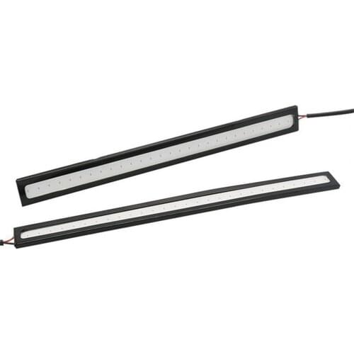 2Pcs Universal Car Headlight LED 28 Lights Ultra-thin Waterproof COB Daytime Running Light For A uto Modification Accessories