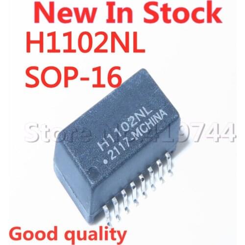 5PCS/LOT H1102NL Network Transformer SMD SOP-16 In Stock new original