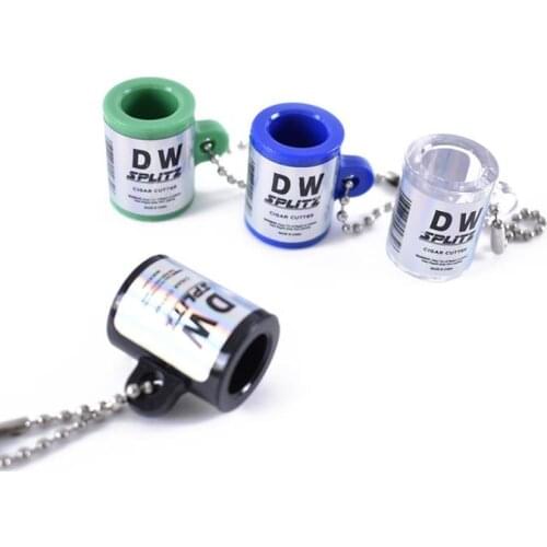 500pcs Plastic Cigar Cutter Cigarette Scissors Knife Portable Key Chain Smoking Tool Blunt Splitter Accessories SN3900