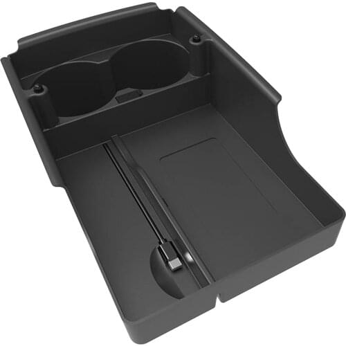 Phone Qi Wireless Charger Cup Holder for Tesla Model S X for 7.5W/10W