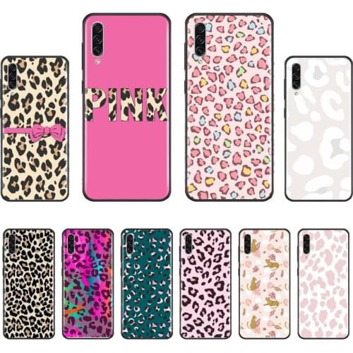 Leopard print sexy pink pattern black Phone Case Hull For Samsung Galaxy A 3 6 7 8 10 20 30 40 50 70 71 10S 20S 30S 50S PLUS