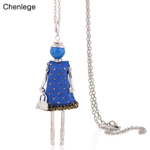 Chenlege big necklace womens pendants long chains accessories luxury charm maxi chokers girl gift free shipping fashion jewelry