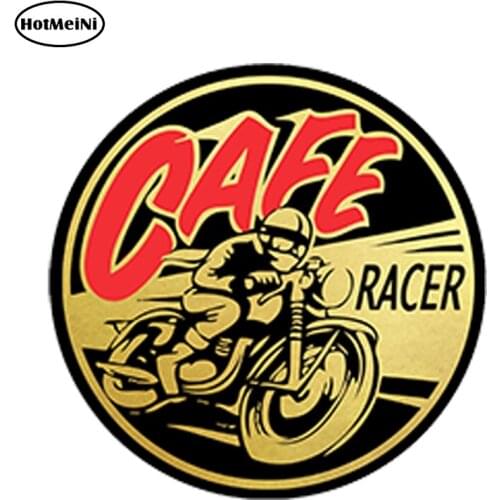 HotMeiNi 13cm x 13cm Car Styling Waterproof Racer Aufkleber Gold Auto Moto Stickers Motorrad Motorsport Rallye Car Sticker