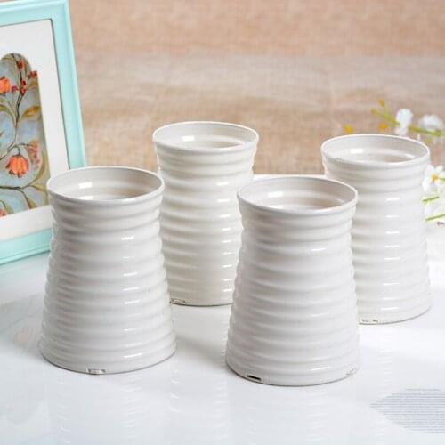 Imitation Ceramic Plastic Water Vase Pattern Simple Home Decoration Vase Flower arrangement flower pot crafts decoration