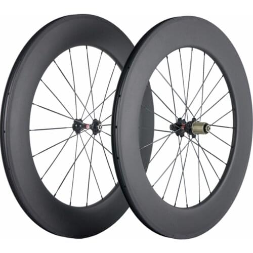 Race Bike Carbon Wheels 88mm High Basalt Braking Surface Carbon Clincher Road Wheelset 3k Matte Bicycle Wheel Set Novatec271 Hub