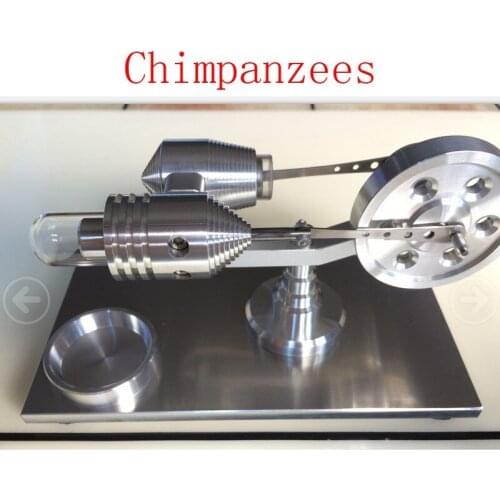 Cool !Miniature Stirling Engine 'Chimpanzees' Generator Model Hobby Educational Toy Kits