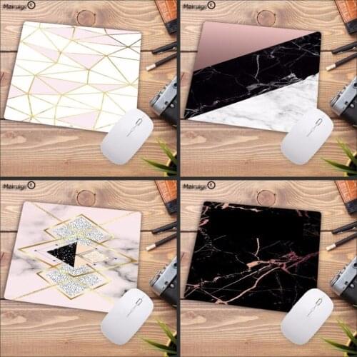 Mairuige Beautiful Anime Golden Black marble High Speed New Mousepad Size for 180x220x2mm and 250x290x2mm Small Mousepad