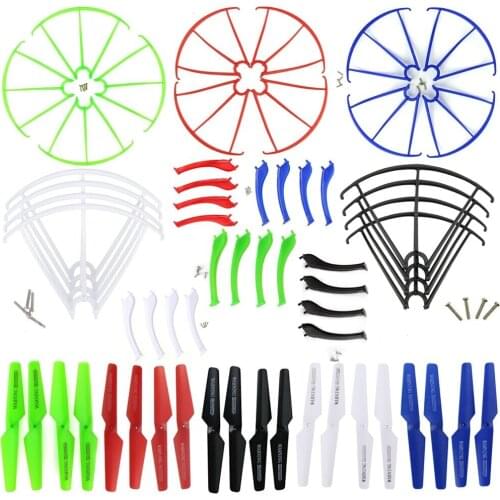 RC Drone X5SW Spare Part Set Syma X5S X5SW X5SC Parts Propeller Blade Protecting Frame Guard Landing Skids RC Toy Accessory