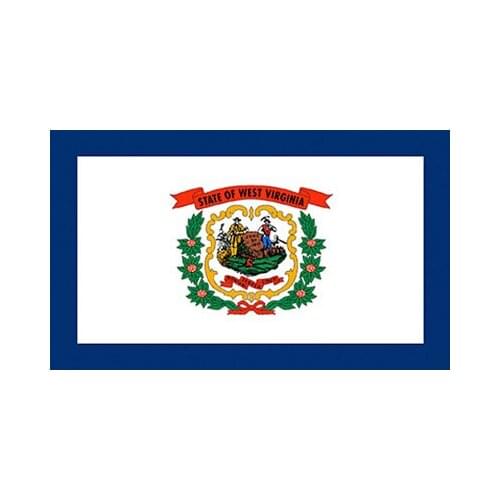 PODIUM 90x150cm Us Usa State West Virginia Flag